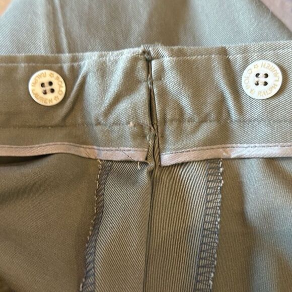 Vintage Polo by Ralph Lauren Pleated Front Mens Chino Pants Trousers size 38 - Picture 6 of 9